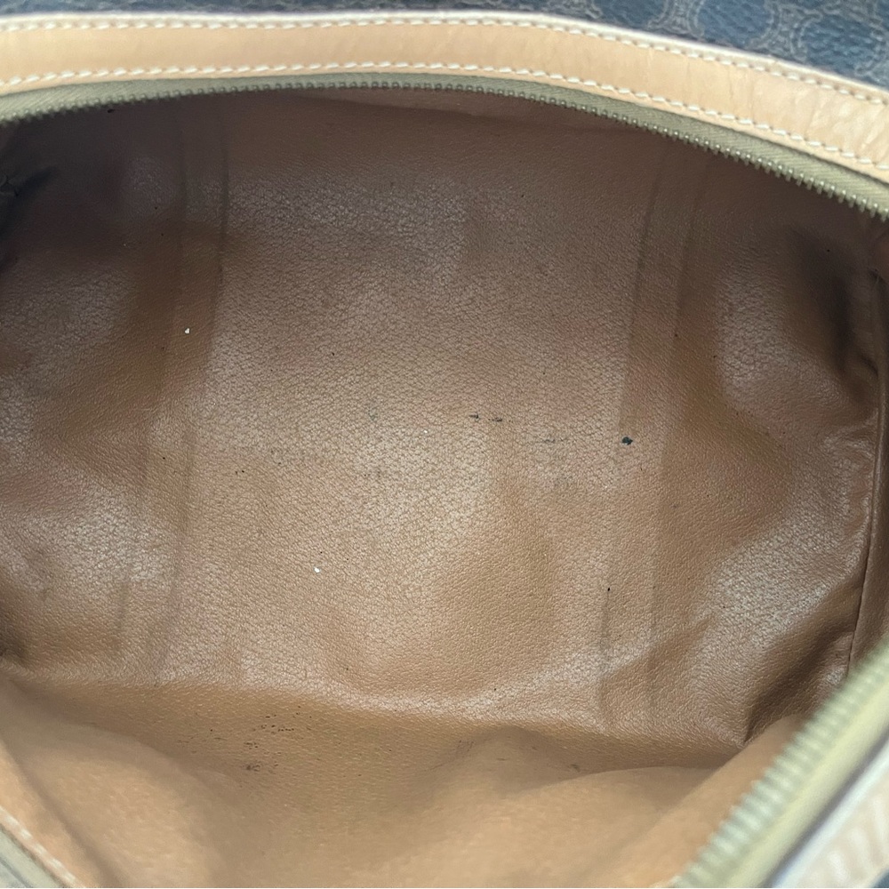 Vintage Celine Macadam Coated canvas leather brown M13 Boston Bag Speedy - Picture 13 of 13